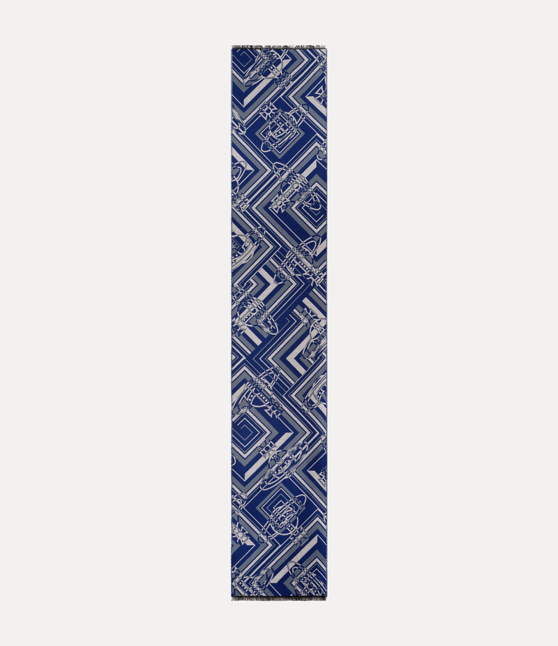 Vivienne Westwood Tibet Rug Scarf Tibet Rug in Blue