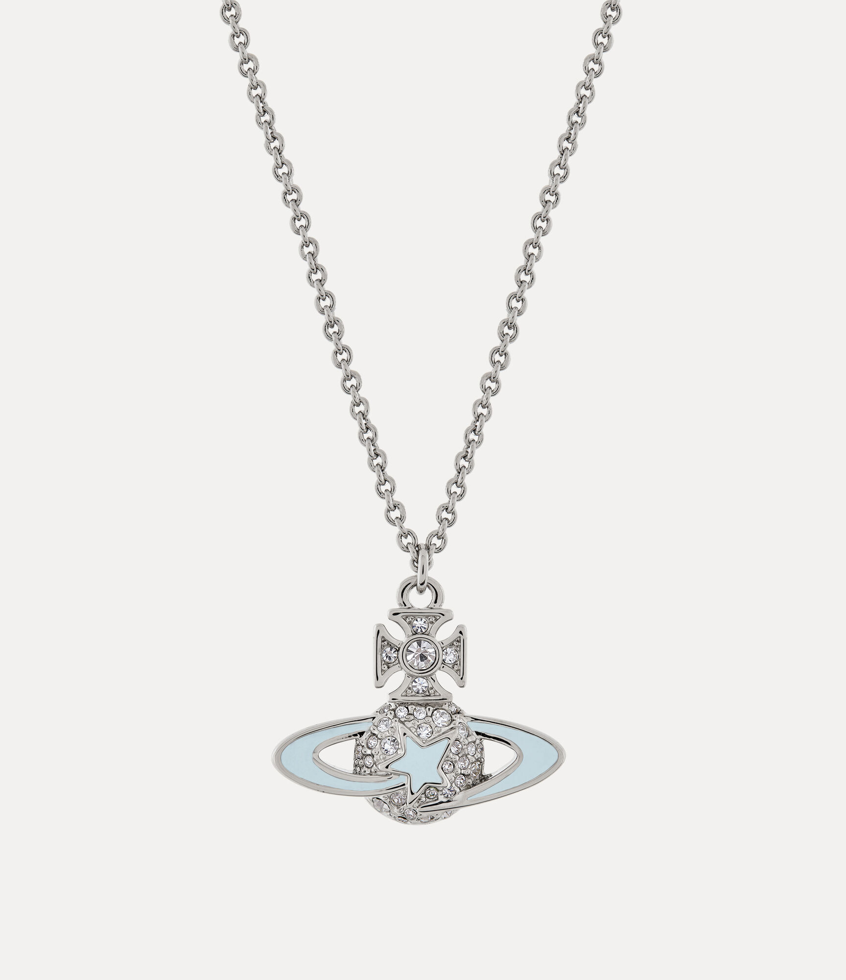 1pc Women's Cloud & Saturn Shaped Pendant Necklace | SHEIN