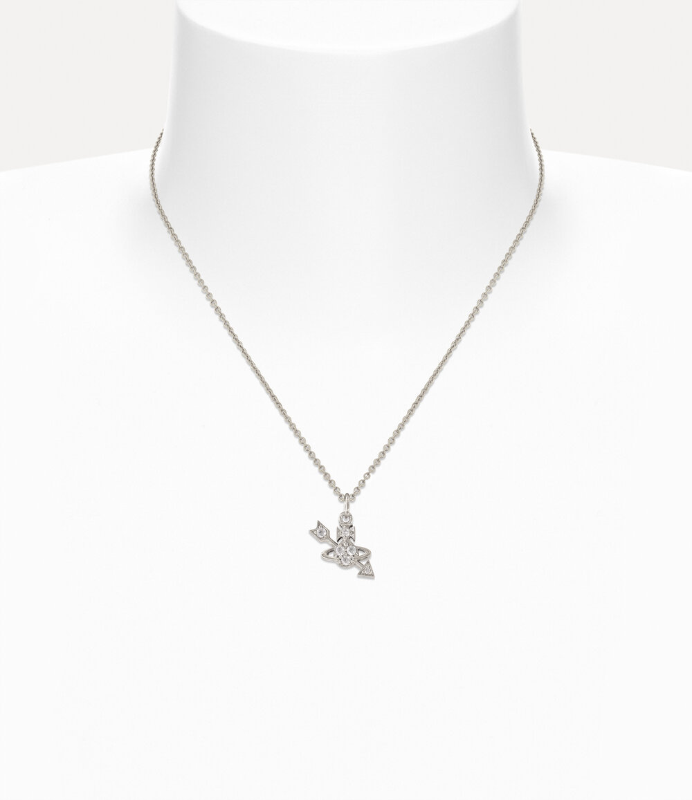 Vivienne Westwood Kiri Pendant Necklace in Silver, view 2