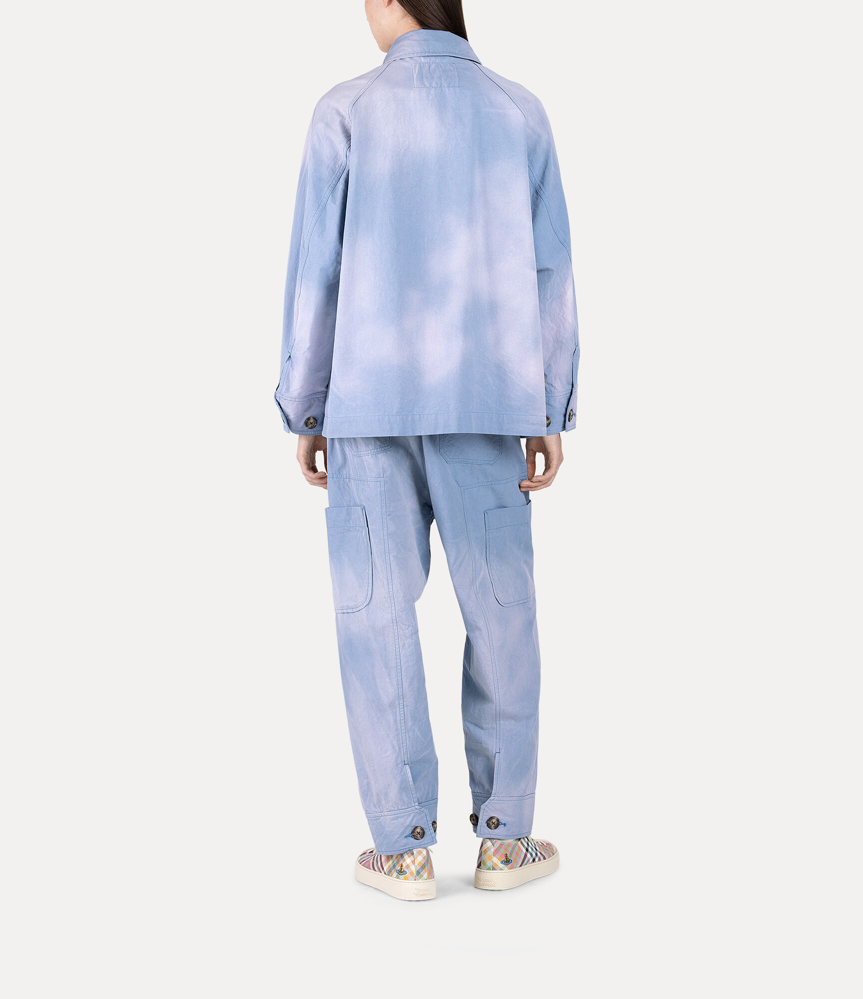Spray Workerwear Trousers in BLUE | Vivienne Westwood®