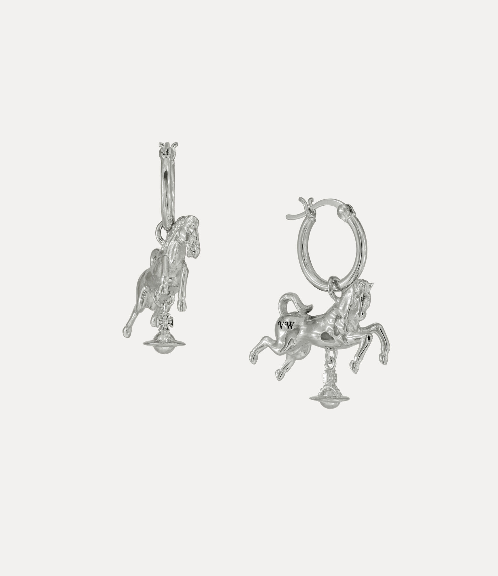 Horse Hoop Earrings 
