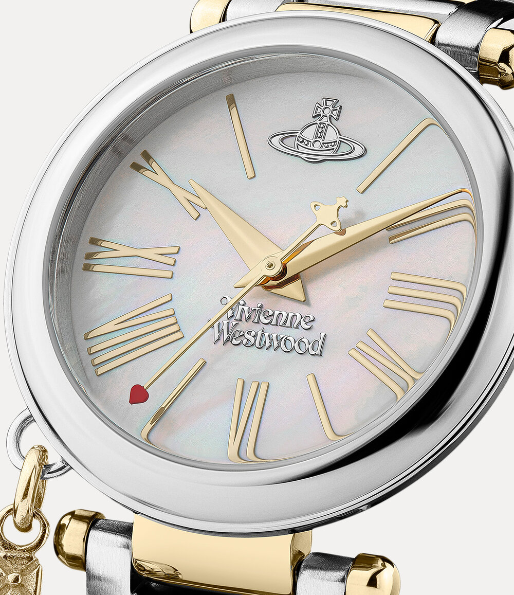 Vivienne Westwood Mother Orb Watch in Silver / Gold, view 6