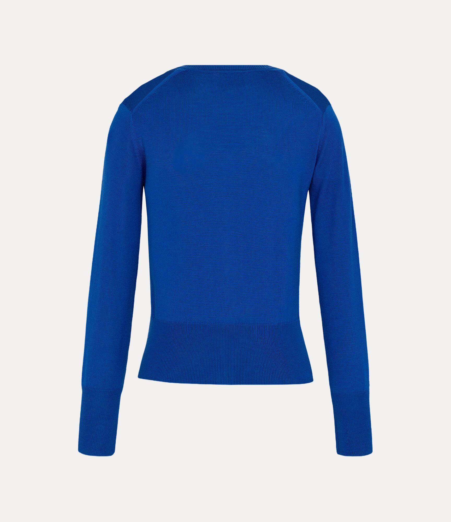 Fine Wool Round Neck Cardigan  large image number 5