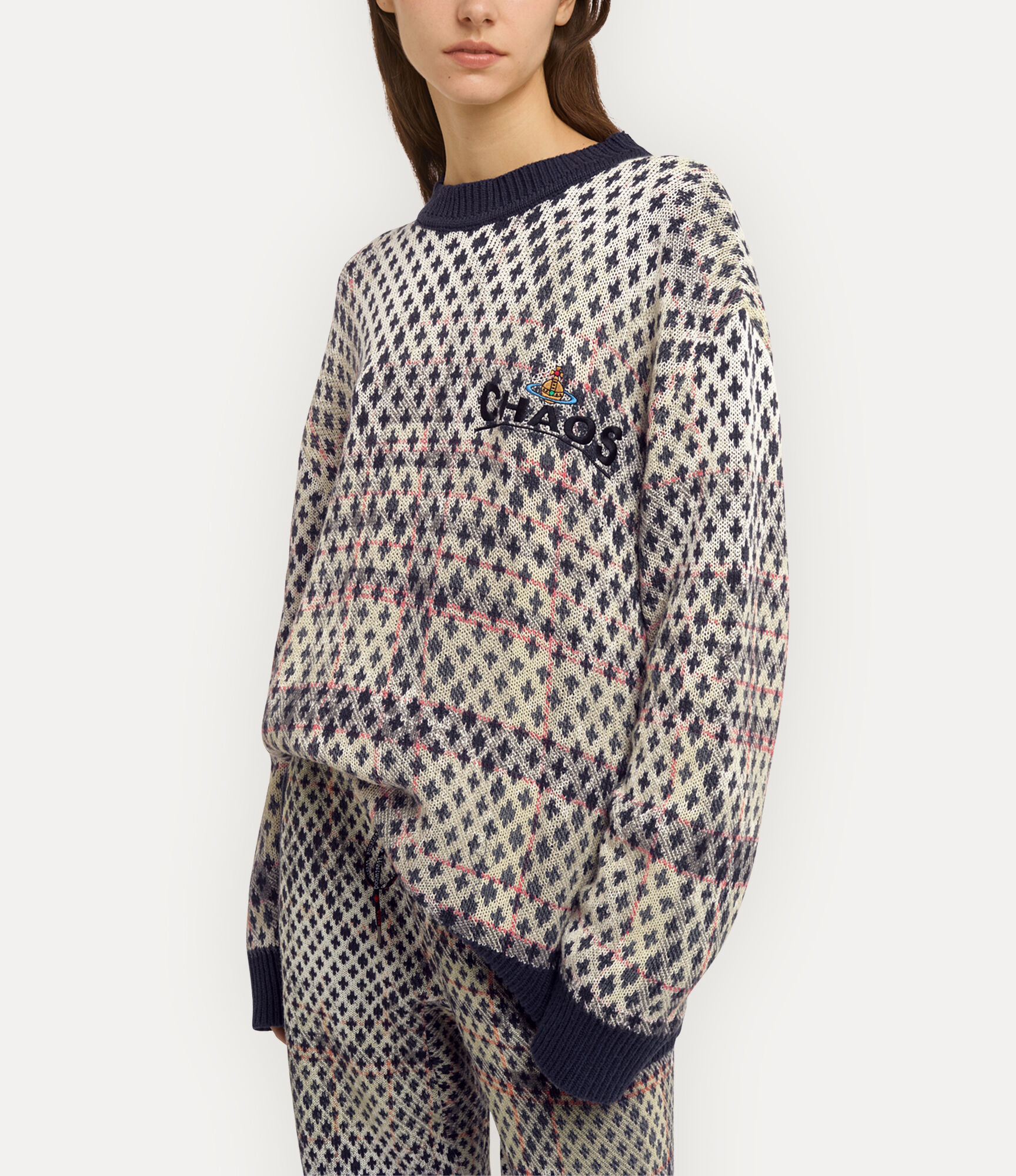 Distressed Tartan Jumper  large image number 4