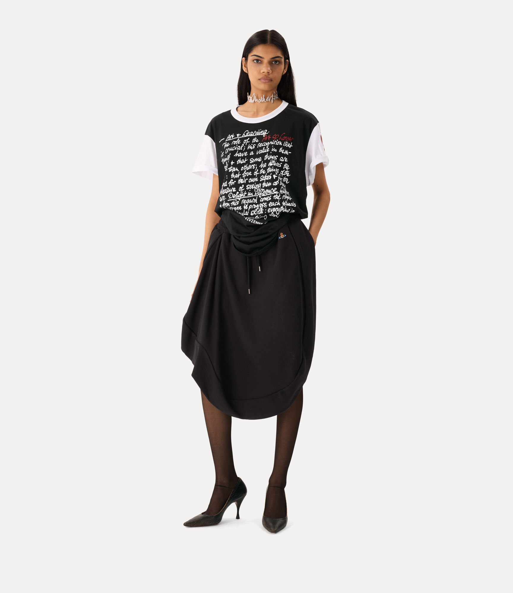 Art Heart Longline T-shirt   large image number 2
