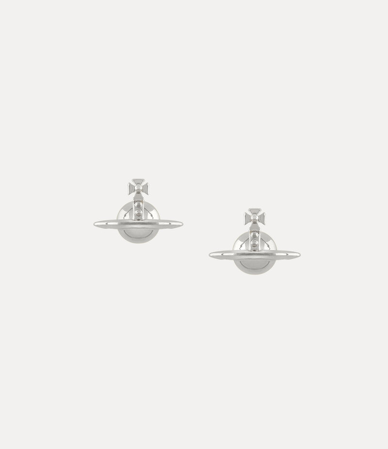 Vivienne Westwood Solid Orb Earrings in Silver