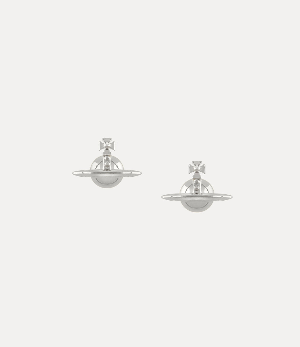 Vivienne Westwood Solid Orb Earrings in Silver