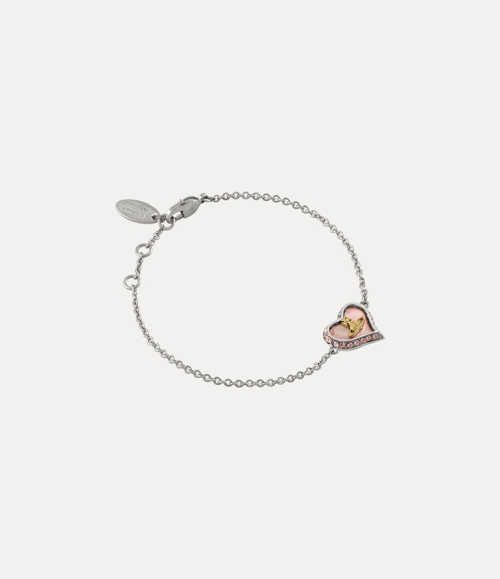 Vivienne Westwood Petra Bracelet in Silvergoldcoral, view 2