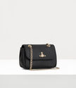 Saffiano plain small purse chain large image numéro 3