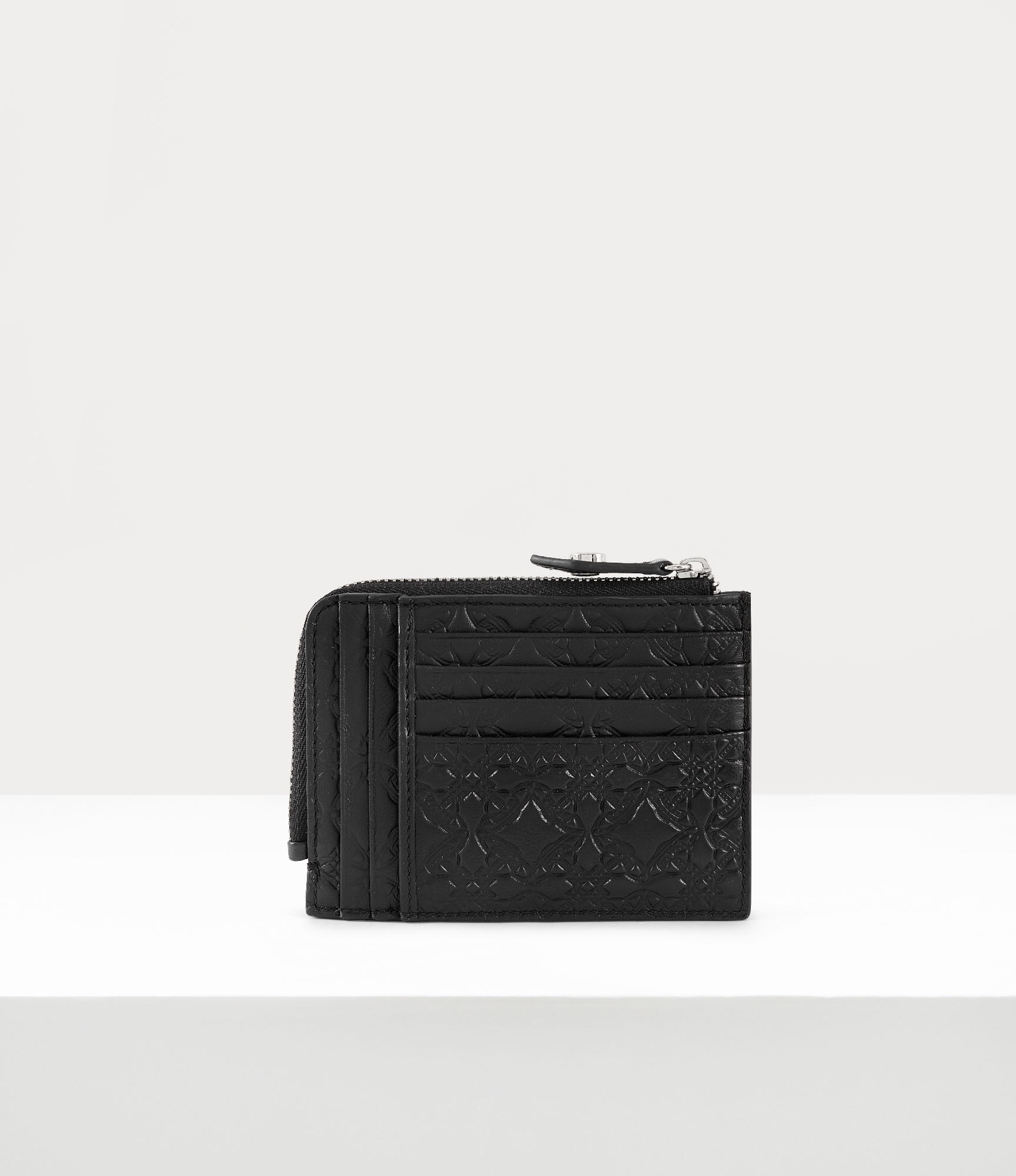 Card Holder With Zip in BLACK | Vivienne Westwood®