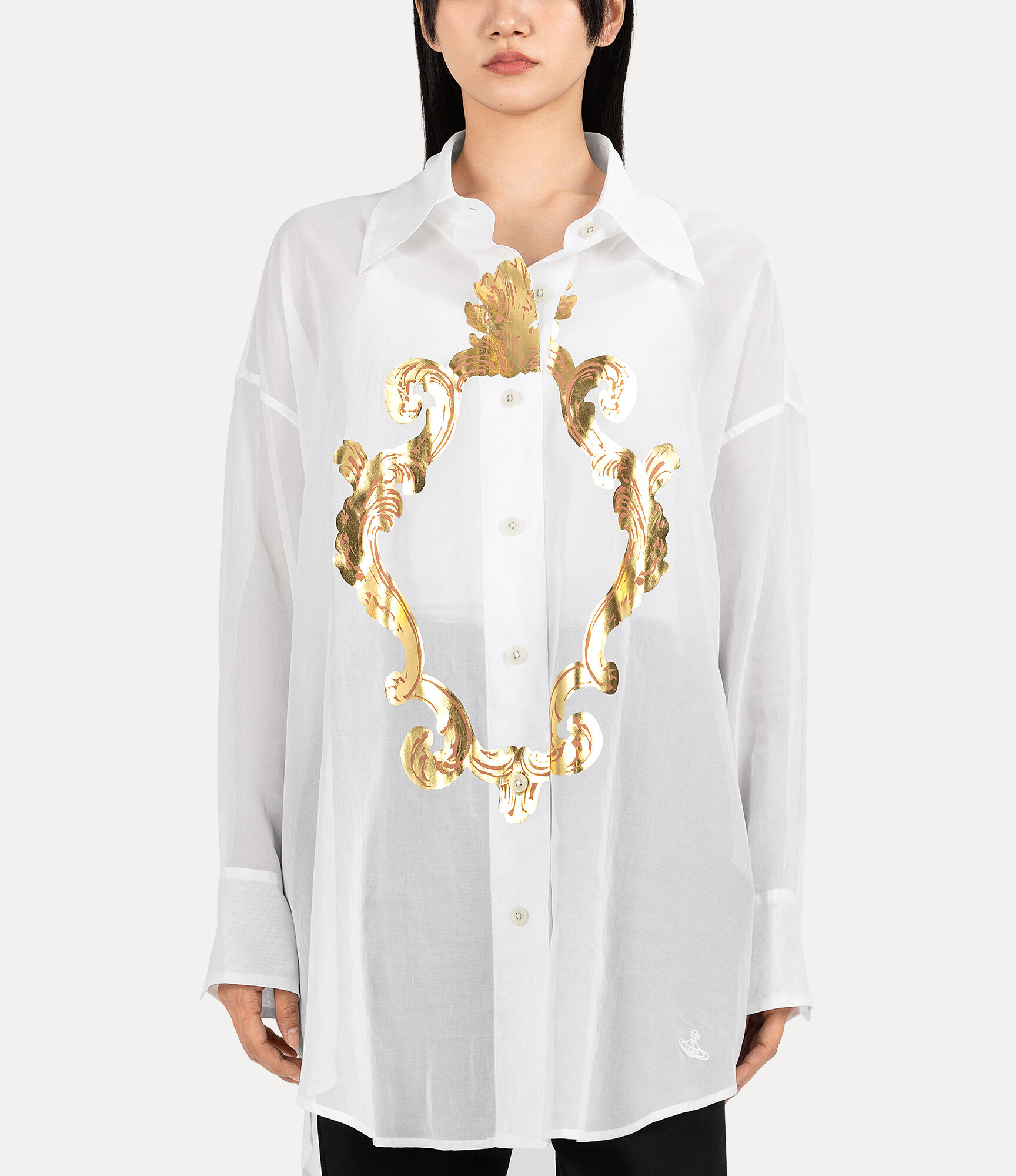 Cotton Voile Mirror Shirt  large image number 4