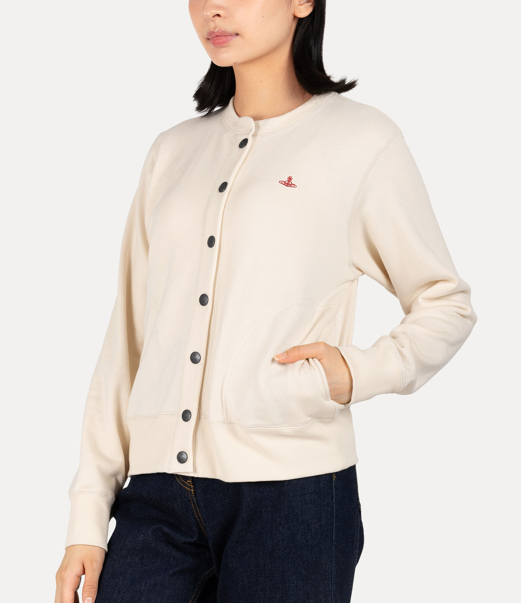 Organic Cotton Snap Cardigan  large image number 4