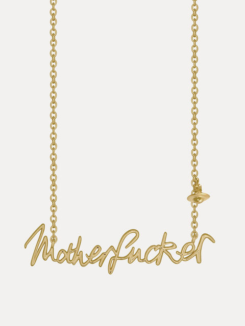 Man. Motherfucker Pendant Necklace