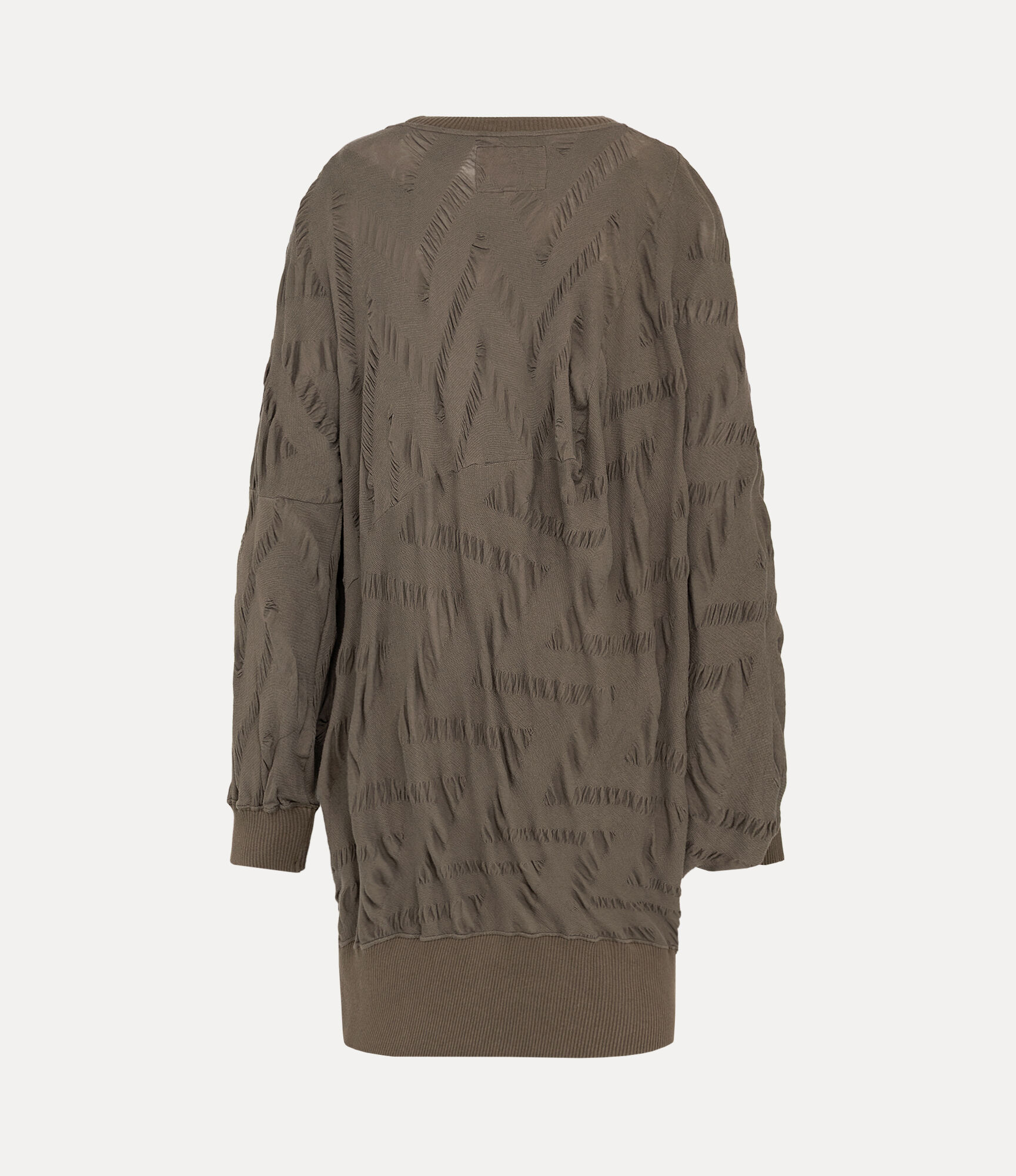 Zigzag See Through Drape Dress  large image number 5