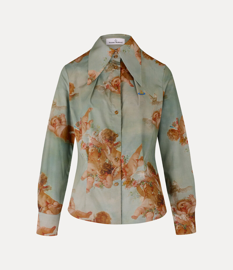 Vivienne Westwood Violin Shirt in Primavera Cherubs