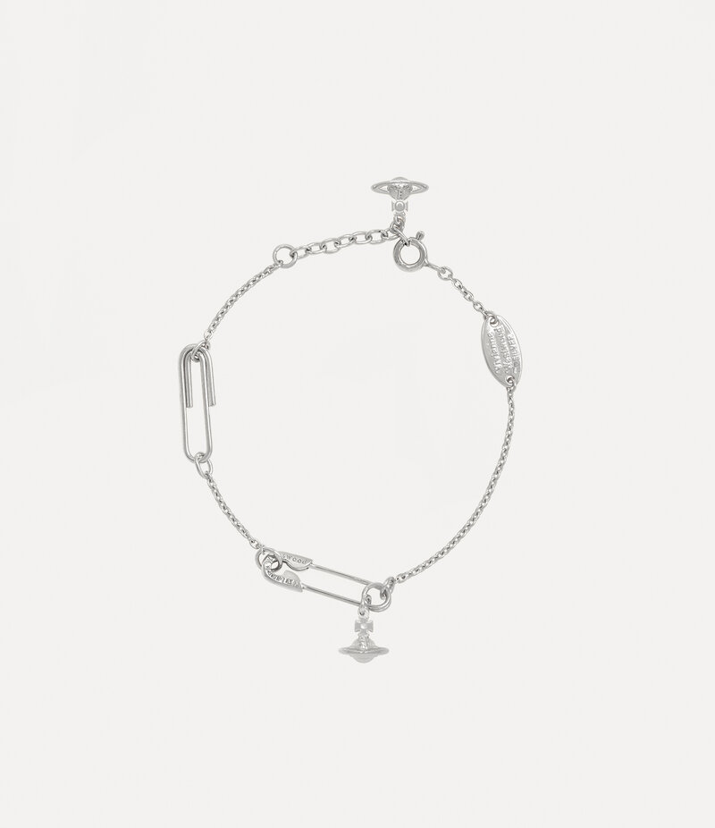 Vivienne Westwood Safety Pin Bracelet in Silver