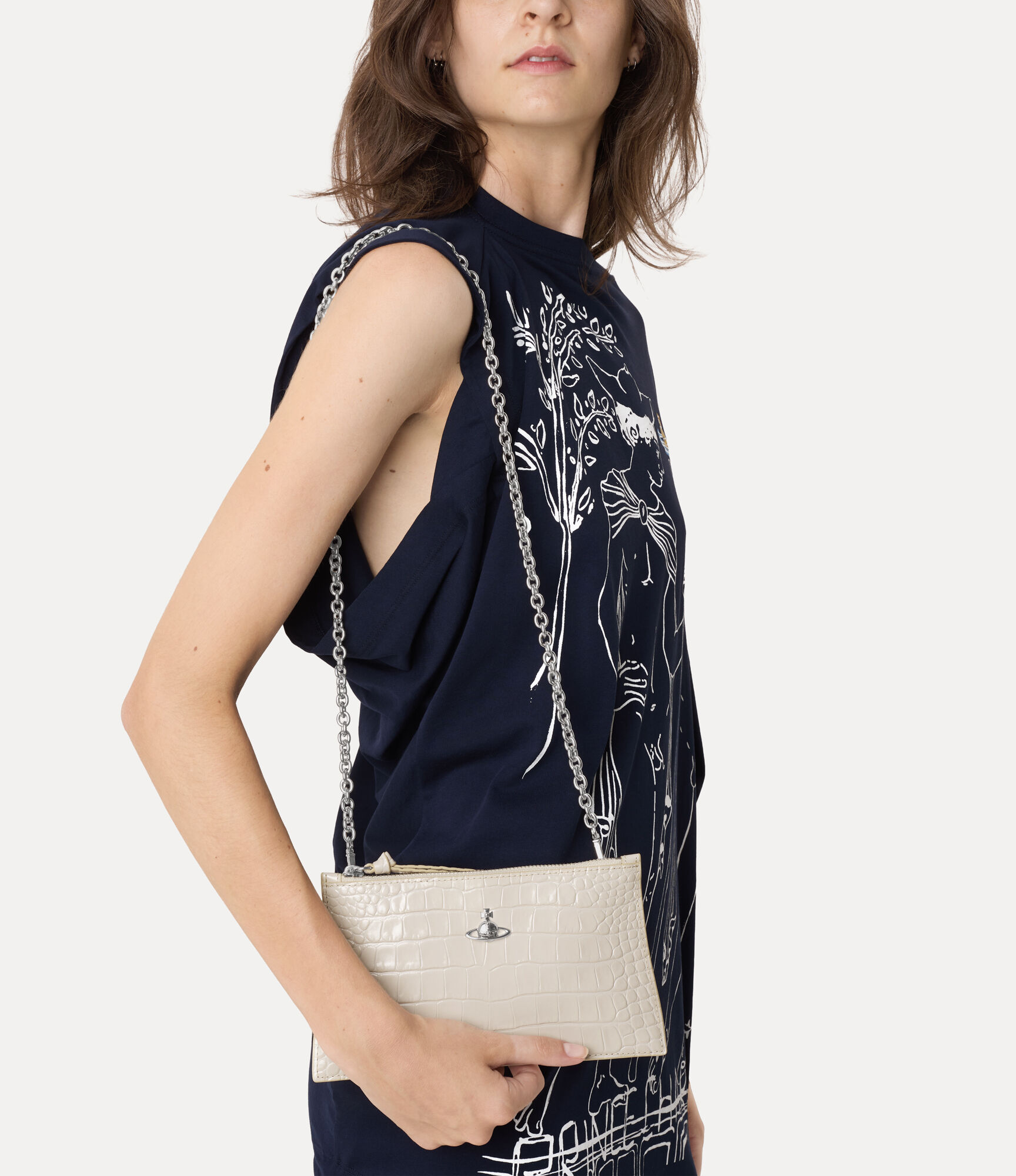 Small Flat Zip Clutch  large image number 3