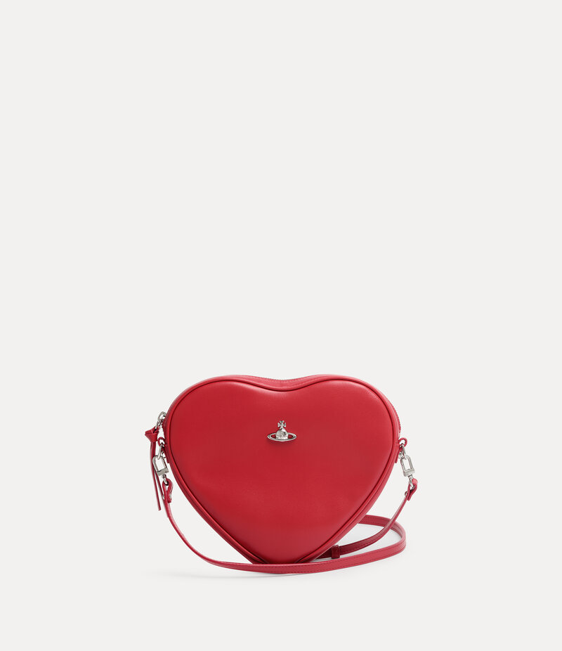 Vivienne Westwood Alexa Heart Crossbody in Red