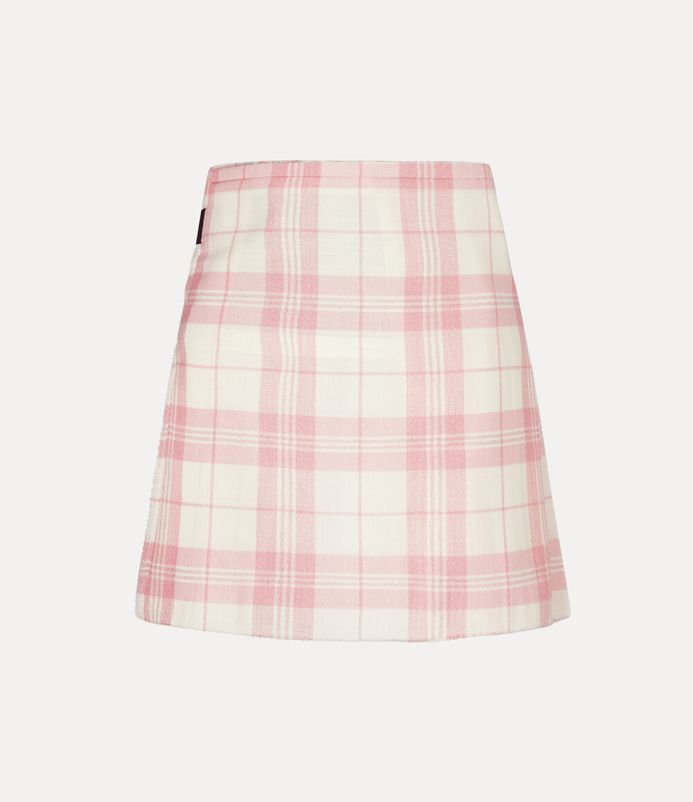 Vivienne Westwood Mini Kilt in ivory pink