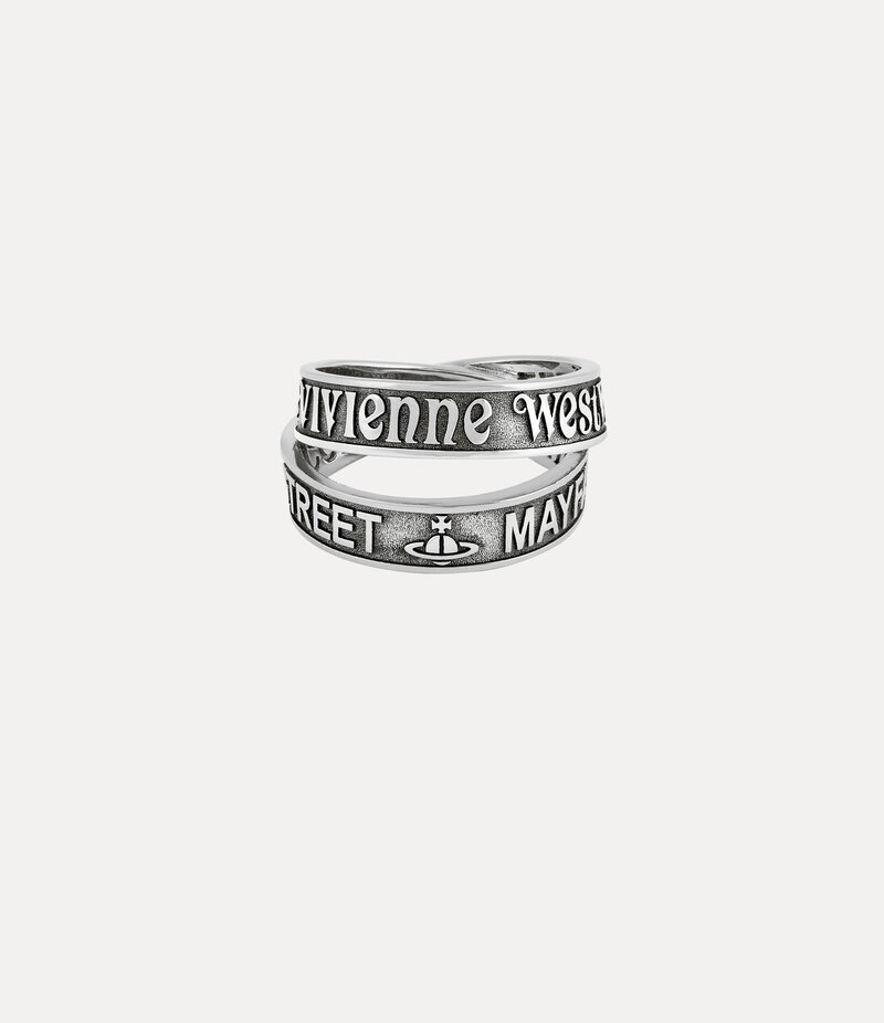 Vivienne Westwood Amos Ring in Platinum