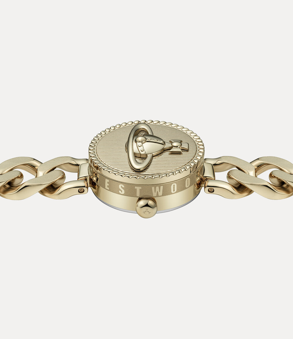 Vivienne Westwood Orb Button Watch in Gold, view 6