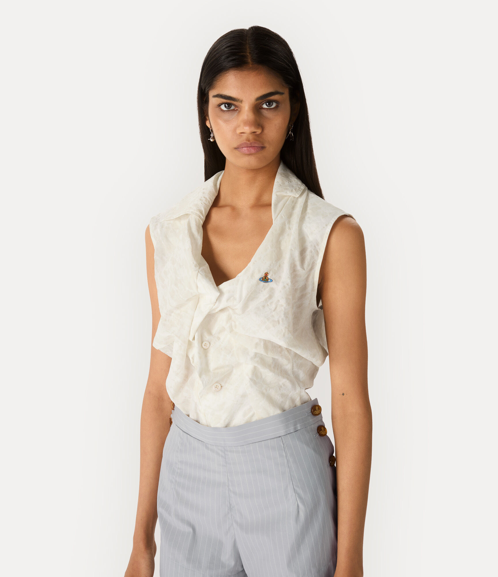 Short Sleeve Drunken Shirt  large image number 4