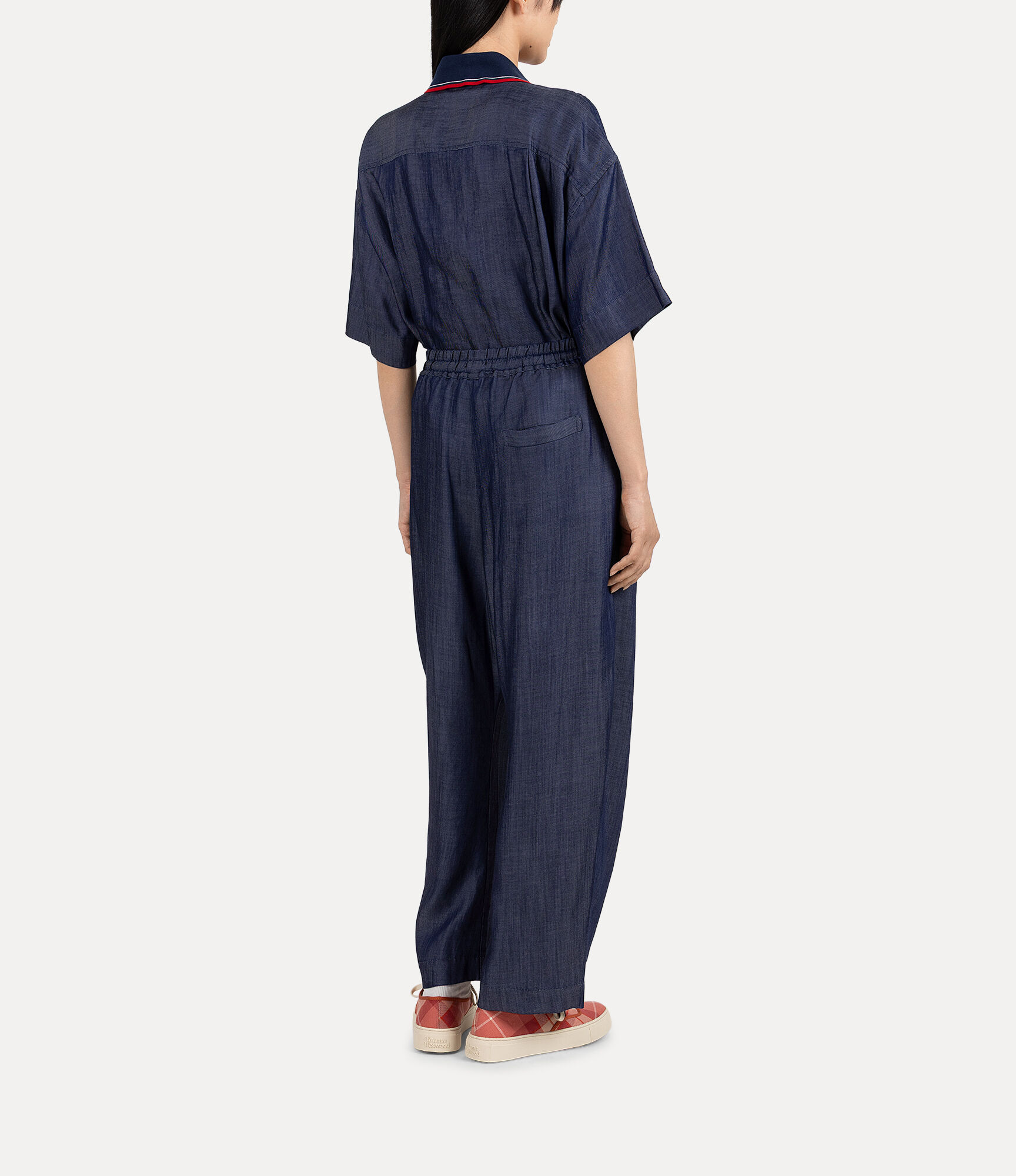 Tencel Denim Curve Pants  large image number 3