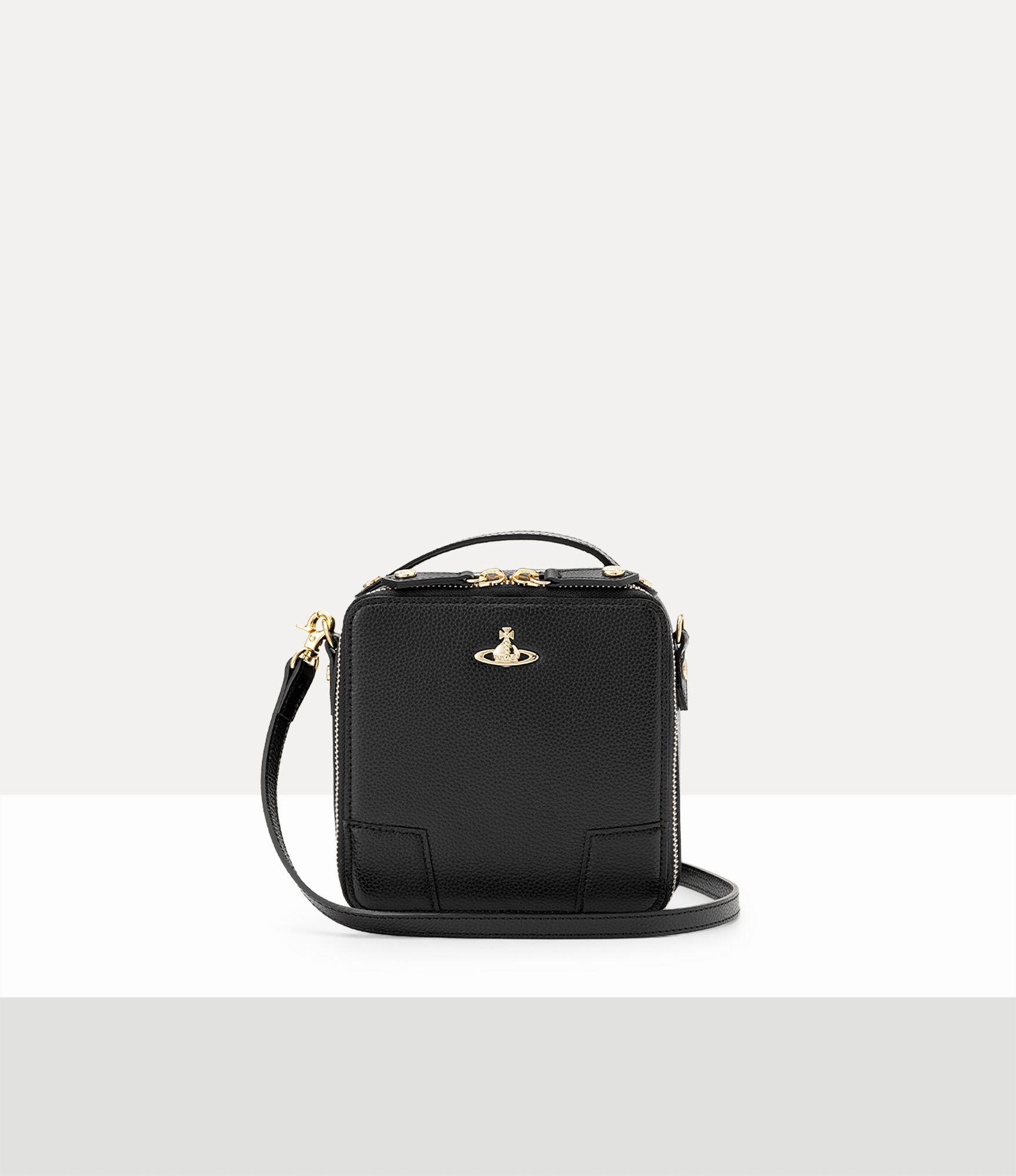 Executive Square Crossbody in BLACK | Vivienne Westwood®