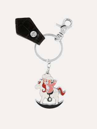 Rocking Horse Teddy Keyring