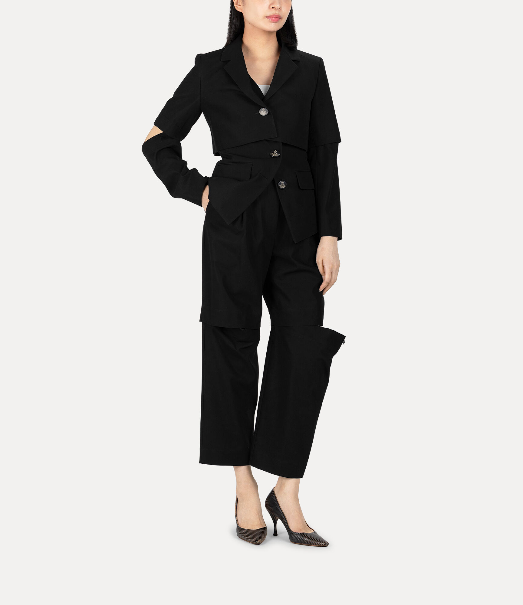 High Twist Twill Detachable Jacket  large image number 2