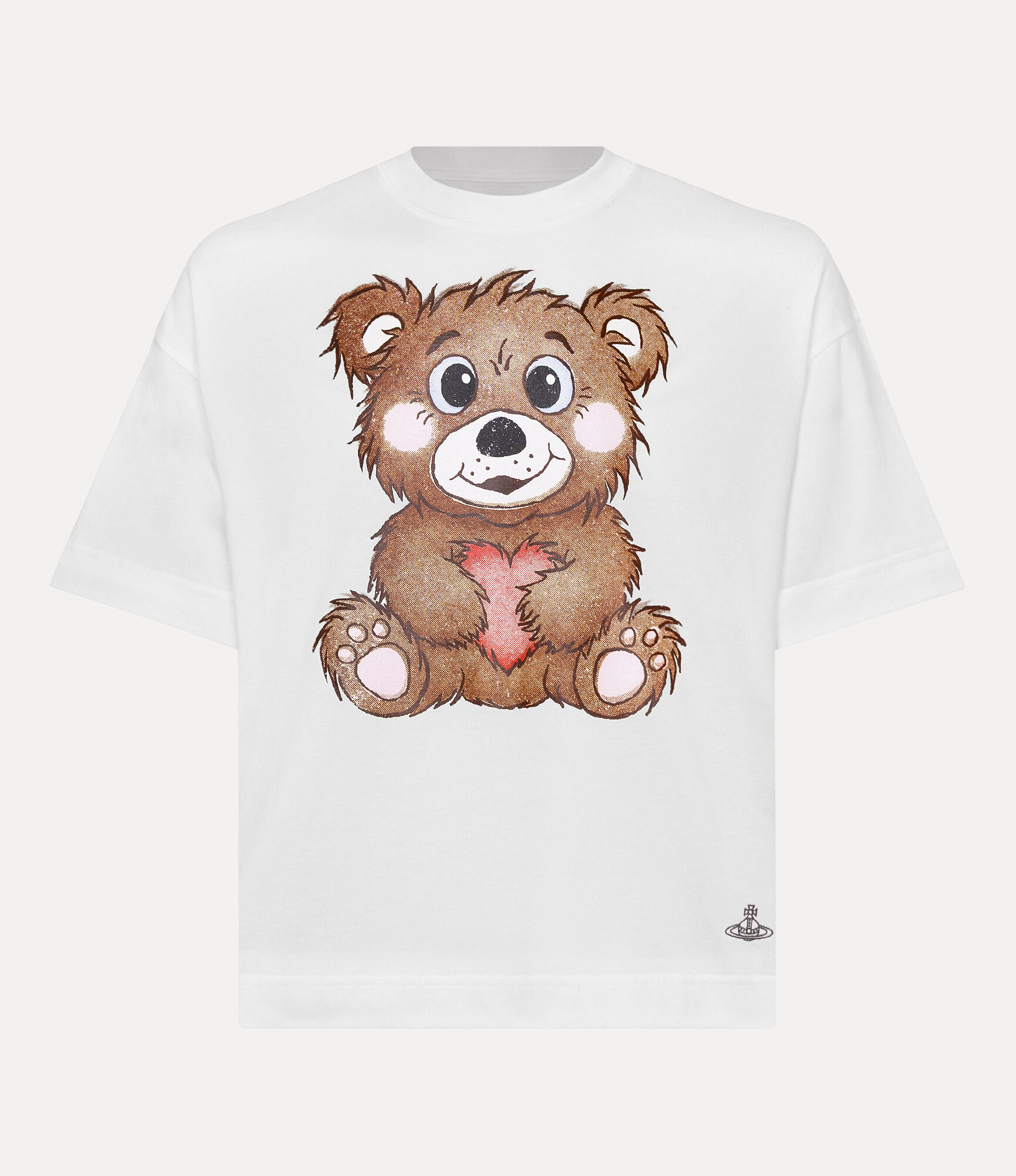 Halftone Bear Short T-shirt