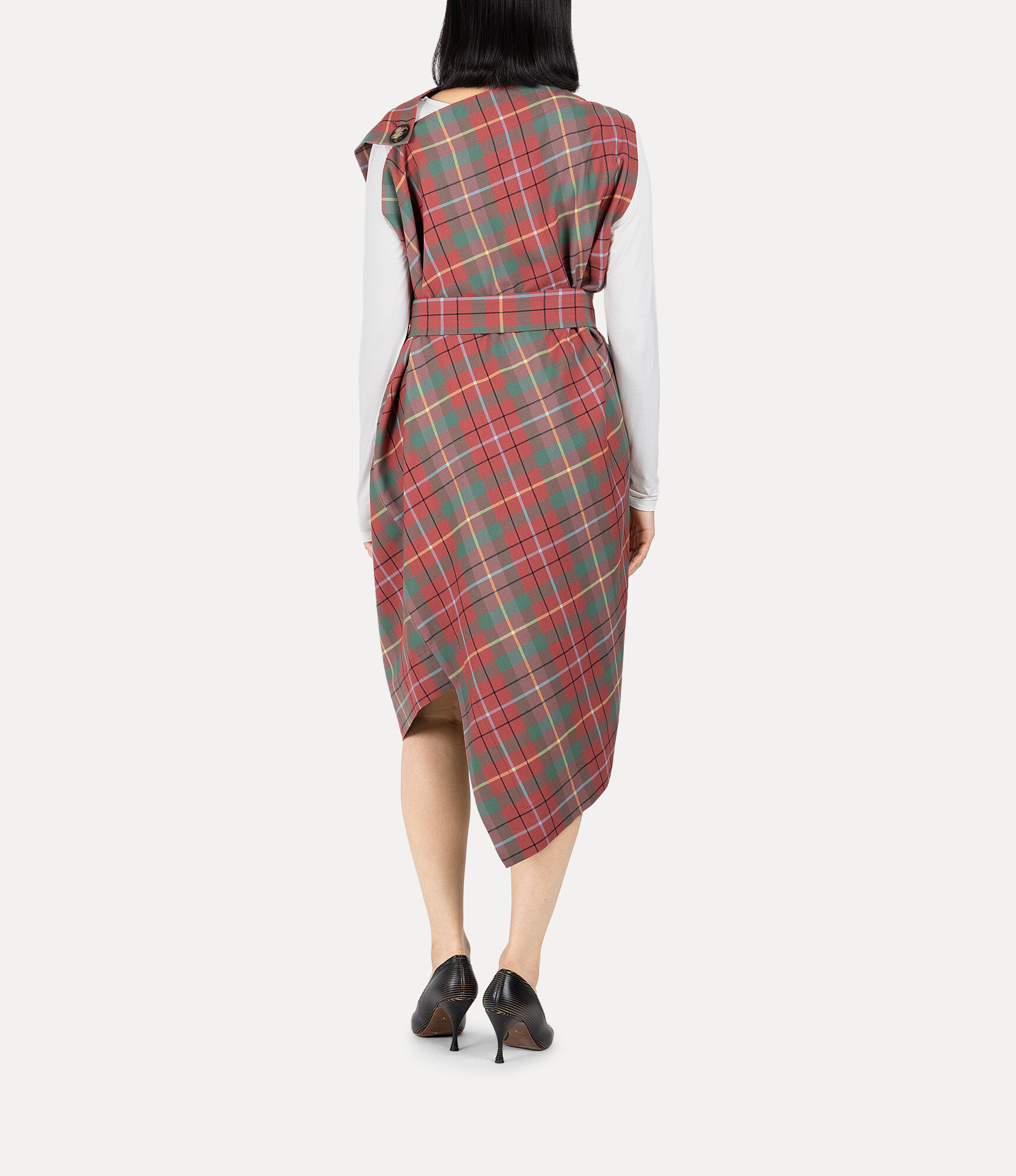 Tartan Check Rectangle Jumper Dress  large image number 3