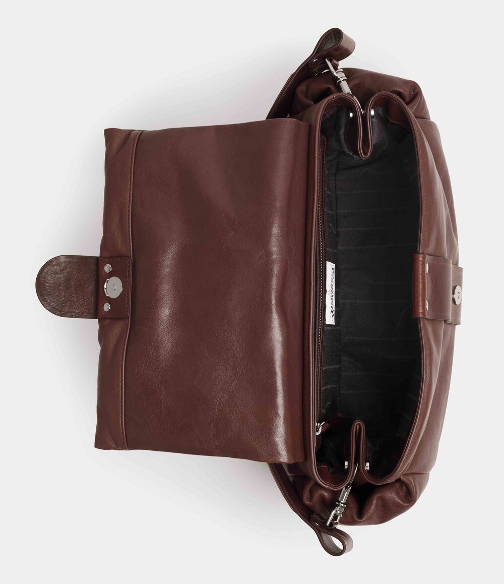 Vivienne Westwood Hazel XL Treasure Handbag in Chestnut, view 4