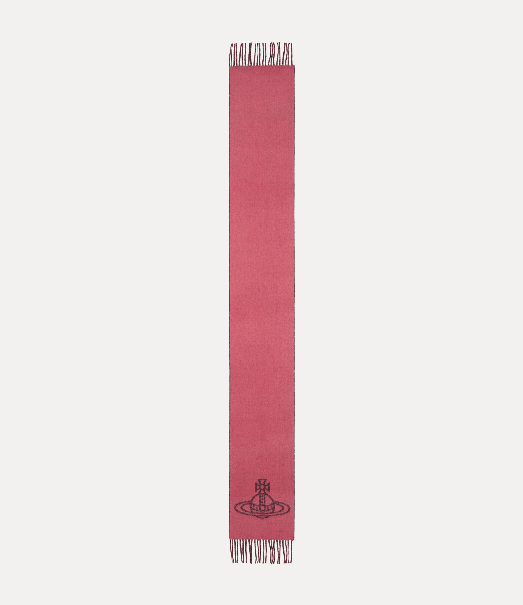 Vivienne Westwood ピンク スカーフ ウール/シルク ウィメンズ デザイナースカーフ＆ポンチョ | Vivienne
