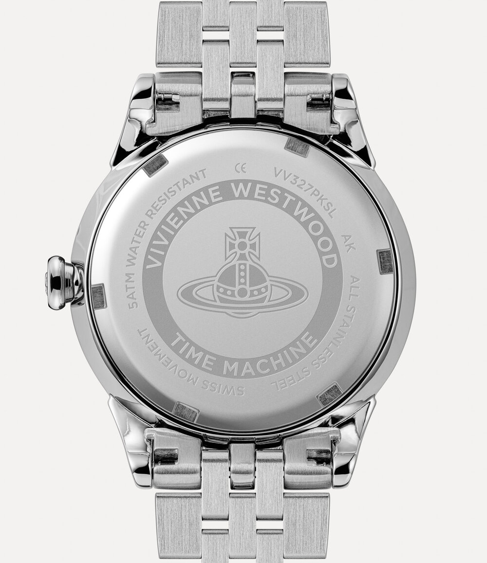 Vivienne Westwood Little Wallace Watch in Silver / Pink, view 6