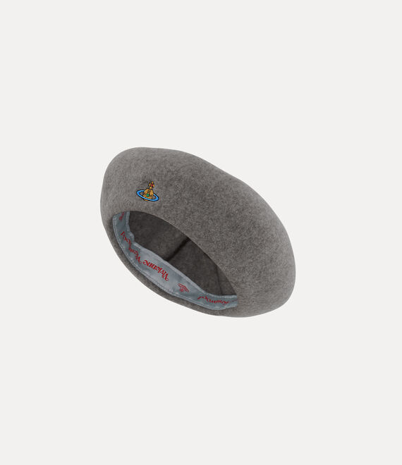 Vivienne Westwood Basque Beret Basque Wool Grey S/m Unisex