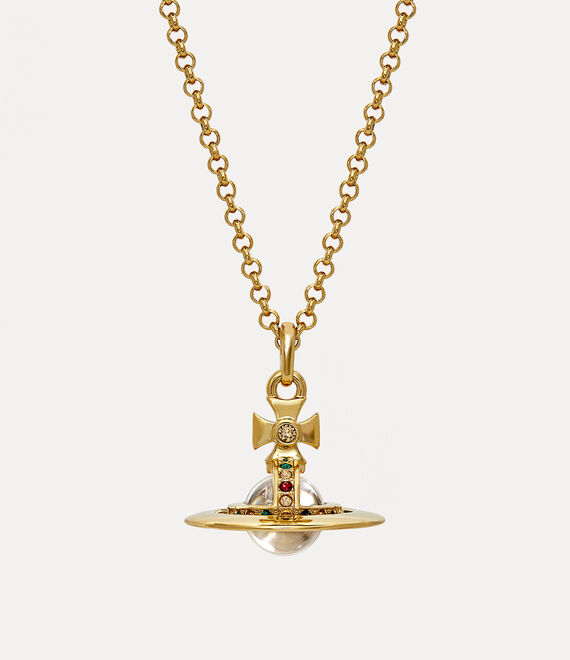 Tiny Orb Pendant Necklace in gold | Vivienne Westwood®