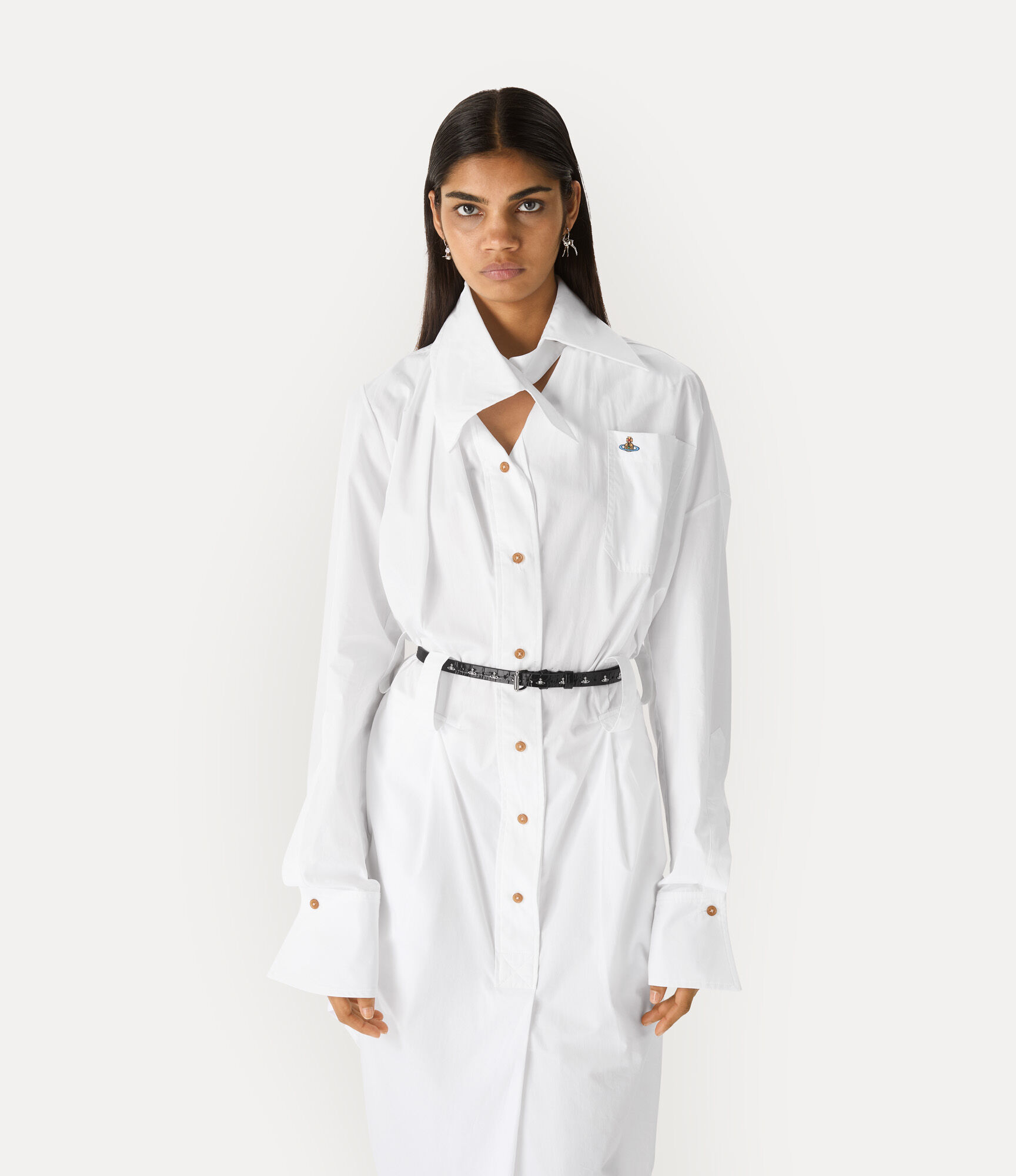 Drunken Shirt Dress   large image number 4