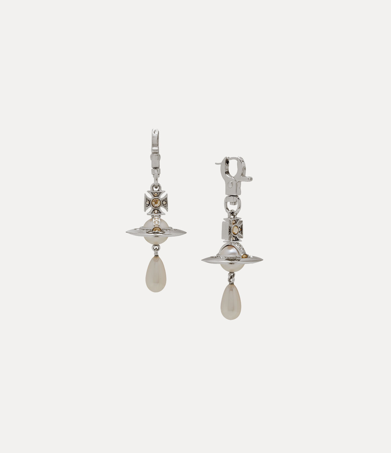 Vivienne Westwood Aã¯da Earrings Platinum-rose Platinum-rose Women