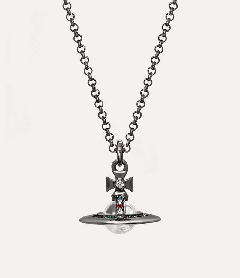 Vivienne Westwood New Tiny Orb Pendant Necklace in Silver