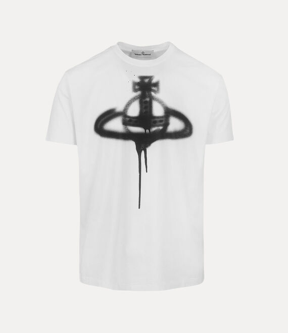 Spray Orb Classic T-Shirt in white | Vivienne Westwood®