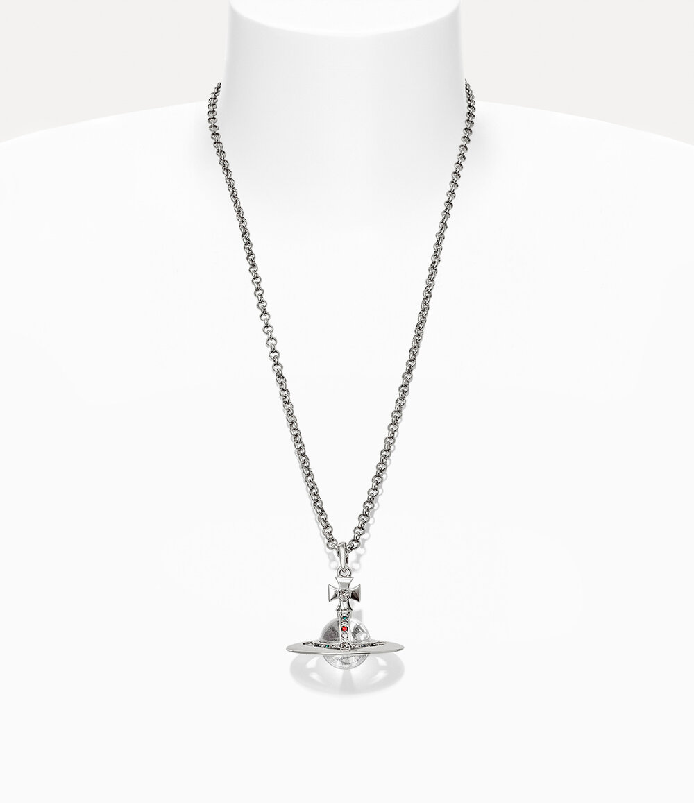 Vivienne Westwood New Small Orb Pendant Necklace, view 2