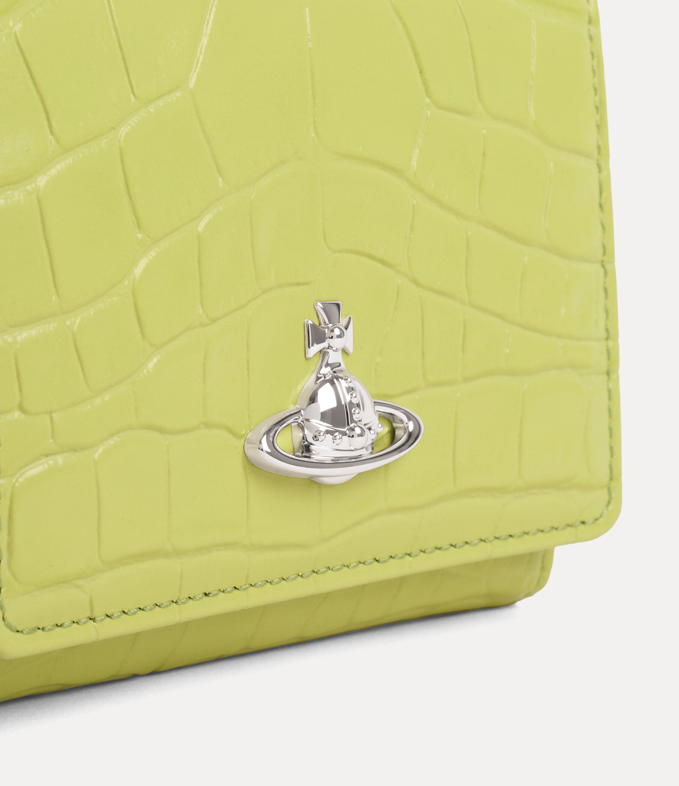 Small Frame Wallet in -LIME-GREEN | Vivienne Westwood®