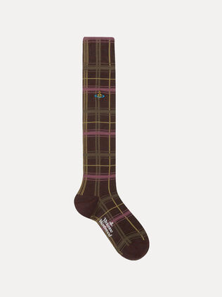 Multicheck High Sock
