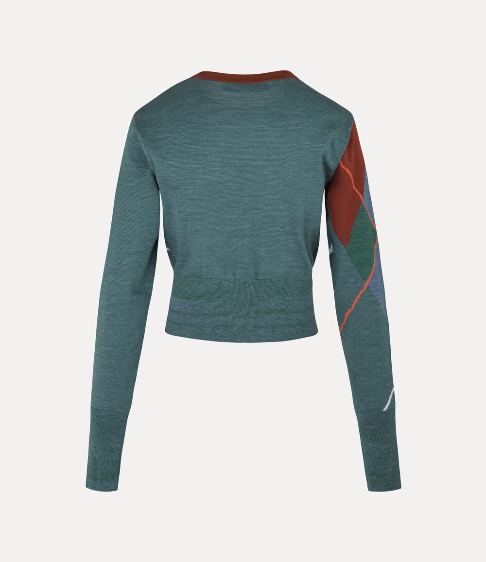 Vivienne Westwood Argyle Cropped Cardigan, view 3
