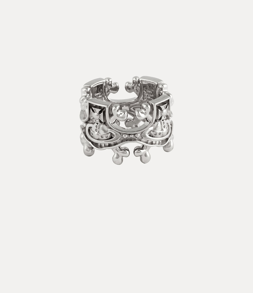 Vivienne Westwood Cosimo Ring in Silver, view 2