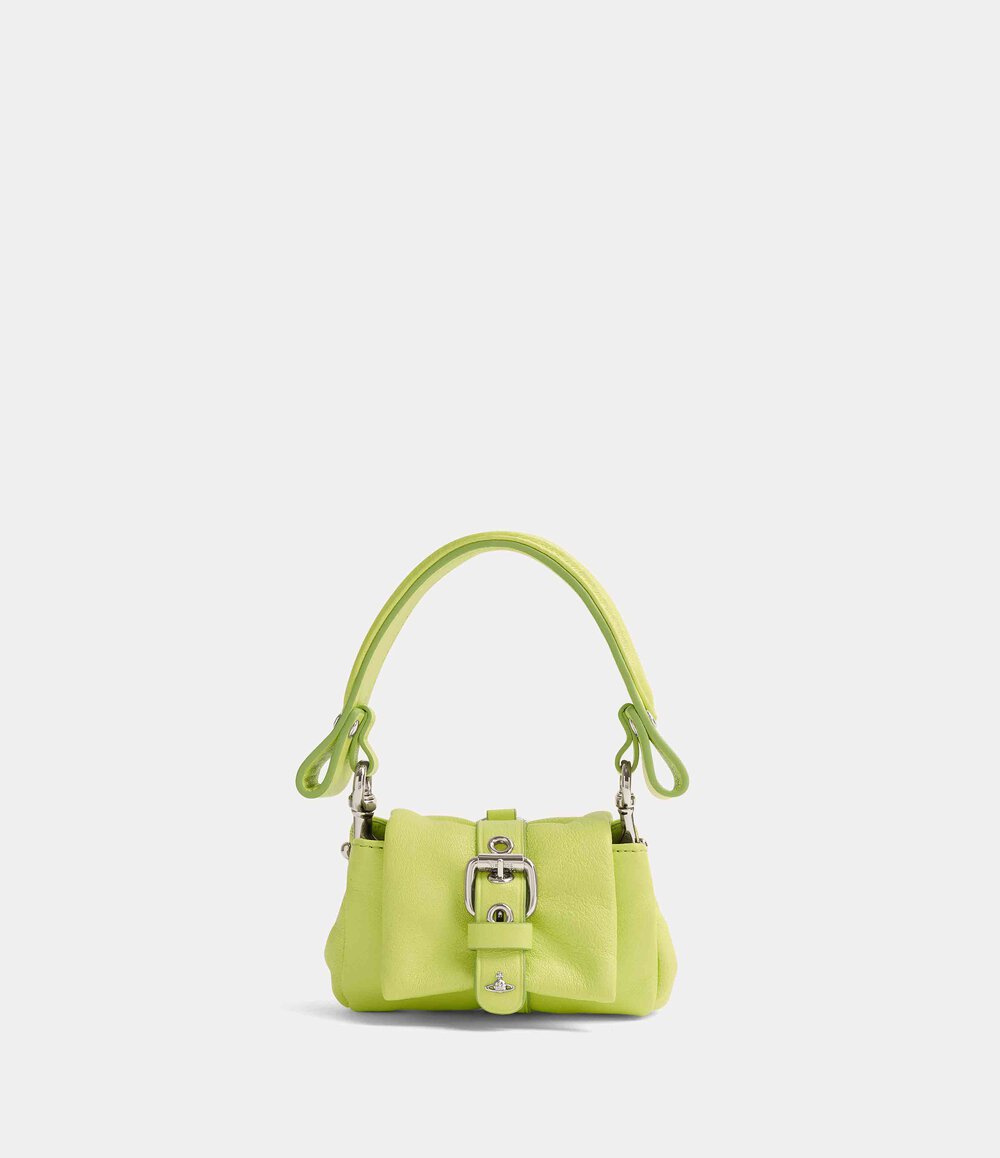 Vivienne Westwood Hazel Treasure Charm Handbag in Lime Green
