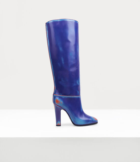 Vivienne Westwood Midas Boot In Blue-pink
