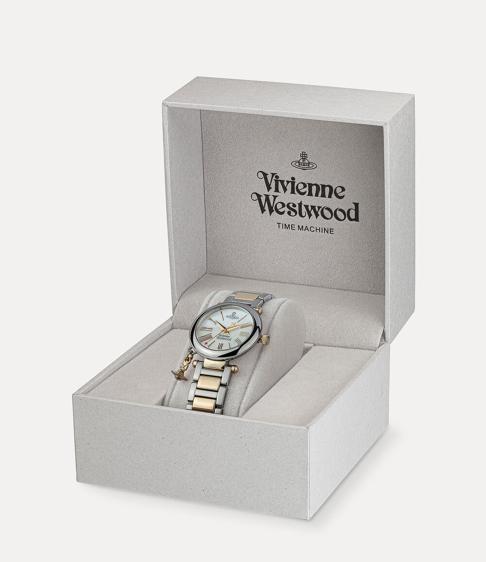 Vivienne Westwood Mother Orb Watch in Silver / Gold, view 4