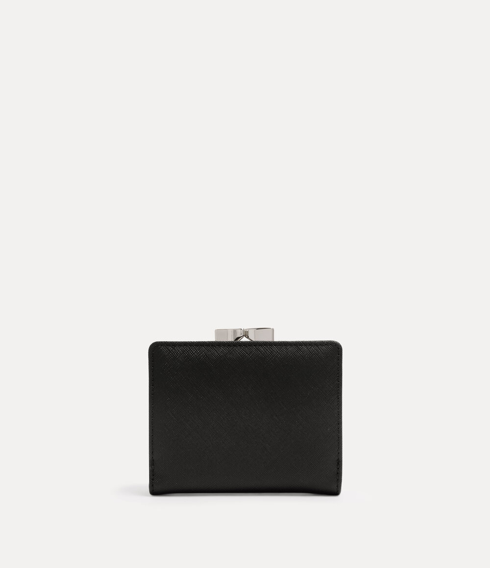 Vivienne Westwood Small Frame Wallet in Black, view 2